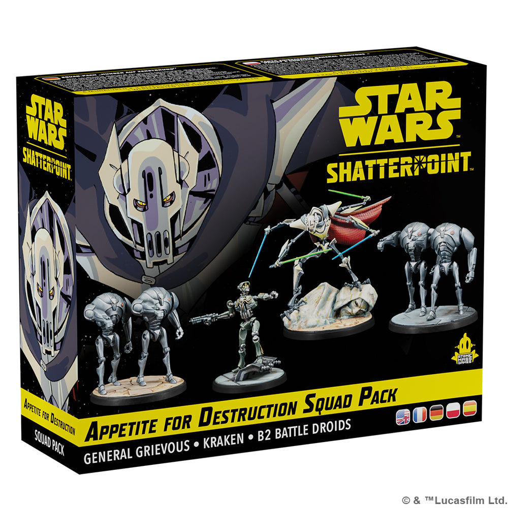Star Wars Shatterpoint: Separatist - General Grievous Squad - Appetite for Destruction