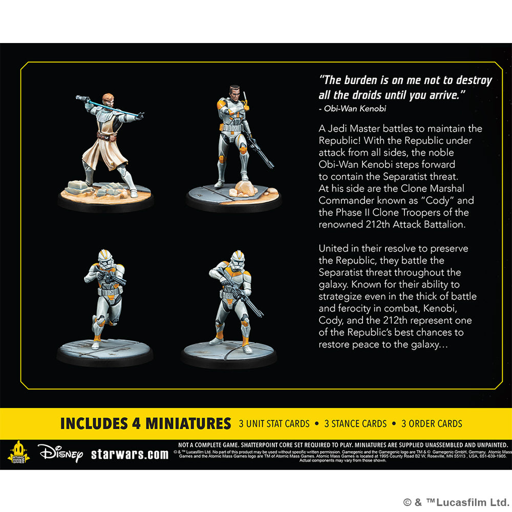 Star Wars Shatterpoint: Republic - Obi-Wan Squad Hello There