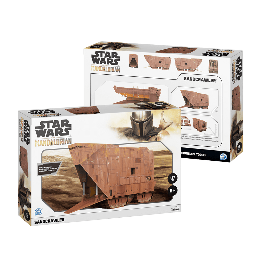 Puzzle 4D - Paper Model Star Wars: Sandcrawler