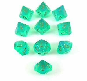 Dice Chessex: Poly 7 Set Borealis