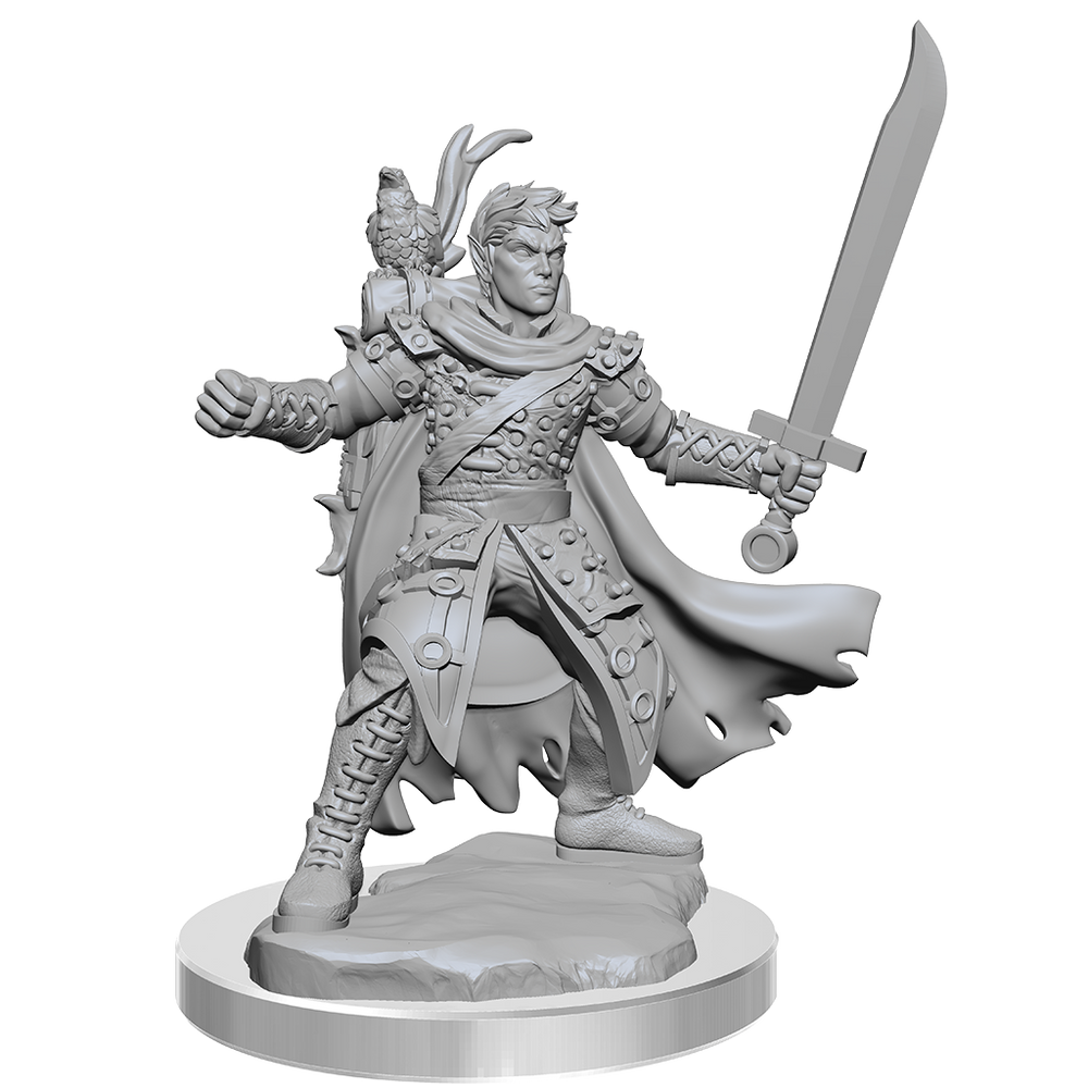 Mini Dungeons & Dragons Frameworks: Half-Elf Ranger Male