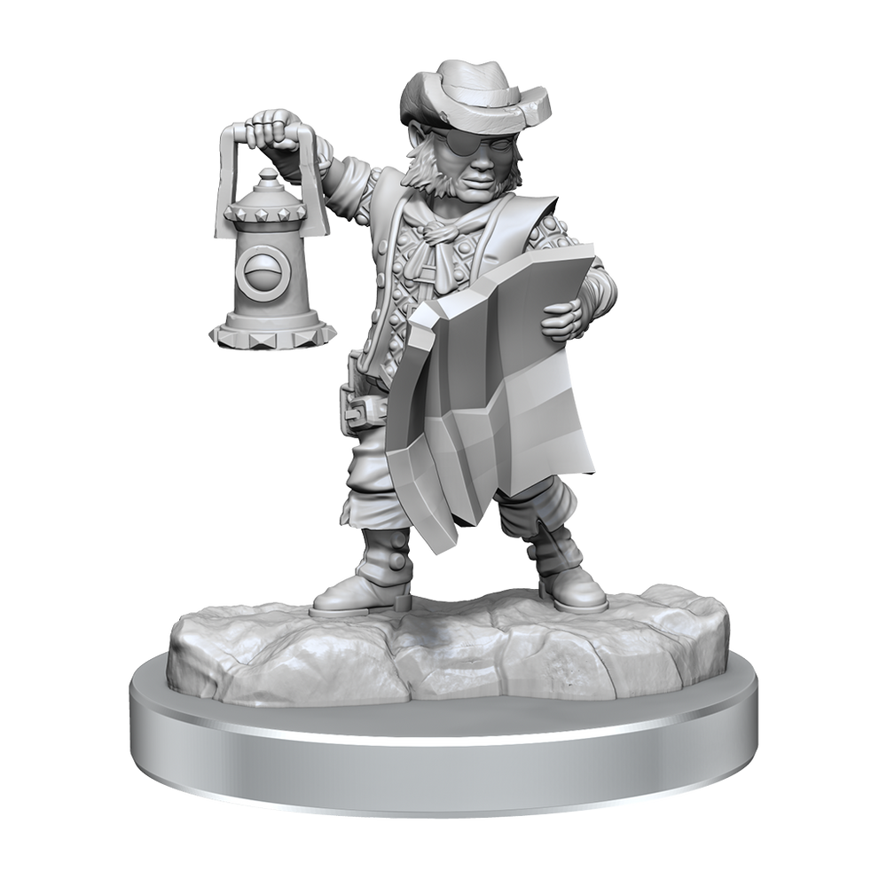 Mini Dungeons & Dragons Frameworks: Male Halfling Rogue