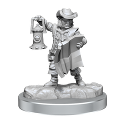 Mini Dungeons & Dragons Frameworks: Male Halfling Rogue