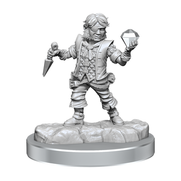 Mini Dungeons & Dragons Frameworks: Male Halfling Rogue
