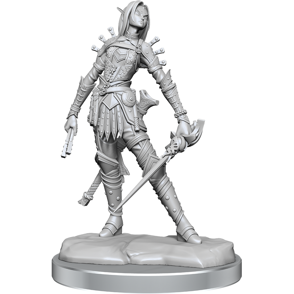 Mini Pathfinder Legendary Cuts: Elf Rogue Female