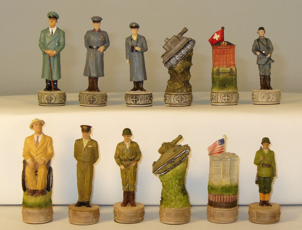 Chess Pieces WWII