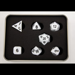 Dice Critical Hit: Poly 7 Set Metal