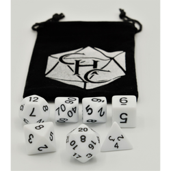 Dice Critical Hit: Poly 7 Set Opaque