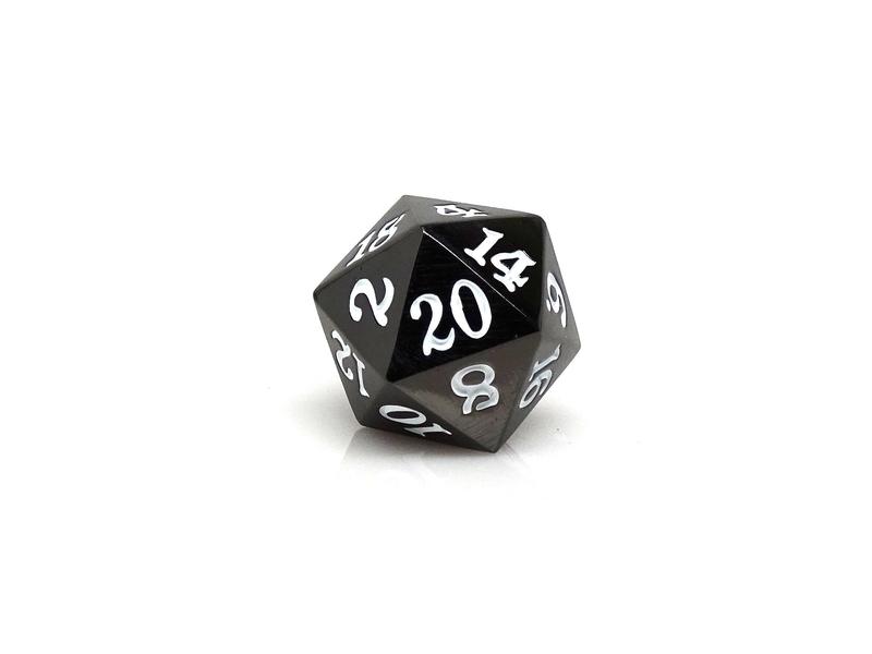 Dice Easy Roller: D20 Gun Metal