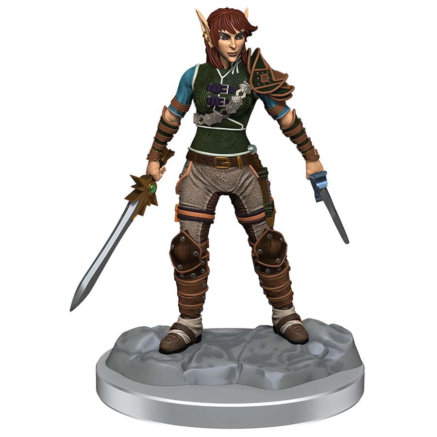 Mini Dungeons & Dragons - Nolzur's Marvelous: Elf Rogue & Half-Elf Rogue Protégé