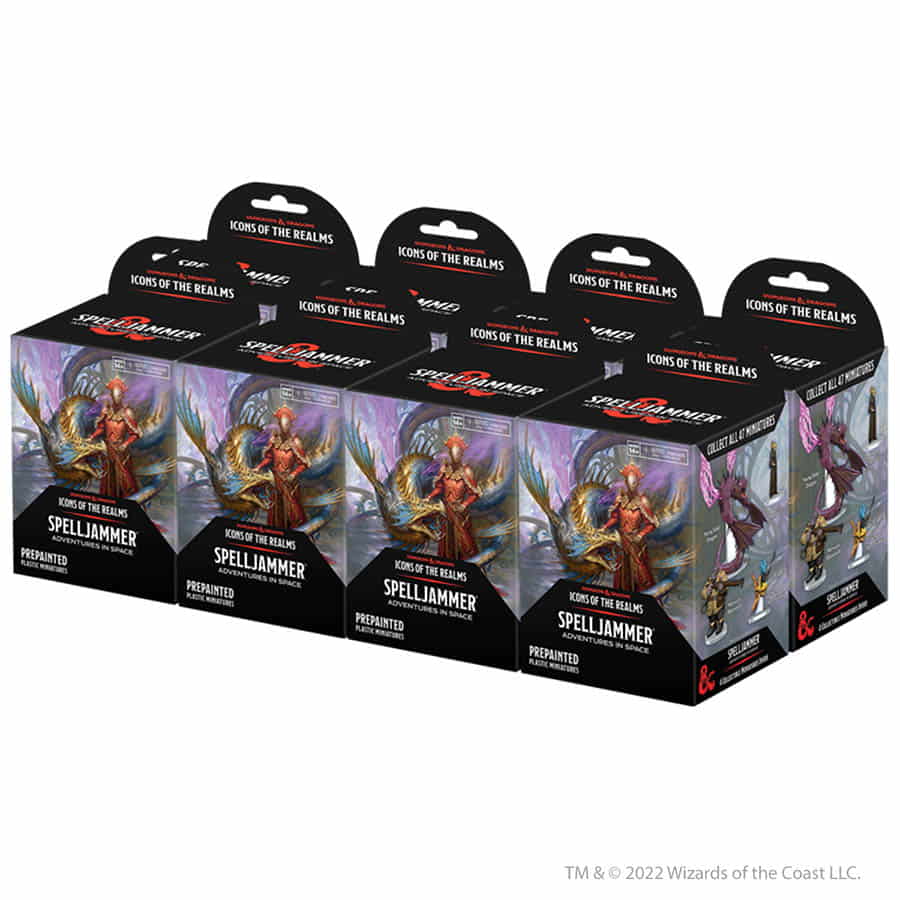 Mini Dungeons & Dragons: Icons of the Realms: 24 Spelljammer Adventures in Space Booster