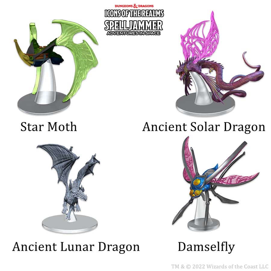 Mini Dungeons & Dragons: Spelljammer Ship Scale - Astral Elf Patrol