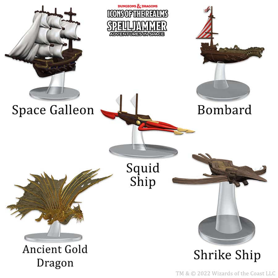 Mini Dungeons & Dragons: Spelljammer Ship Scale - Welcome to Wildspace