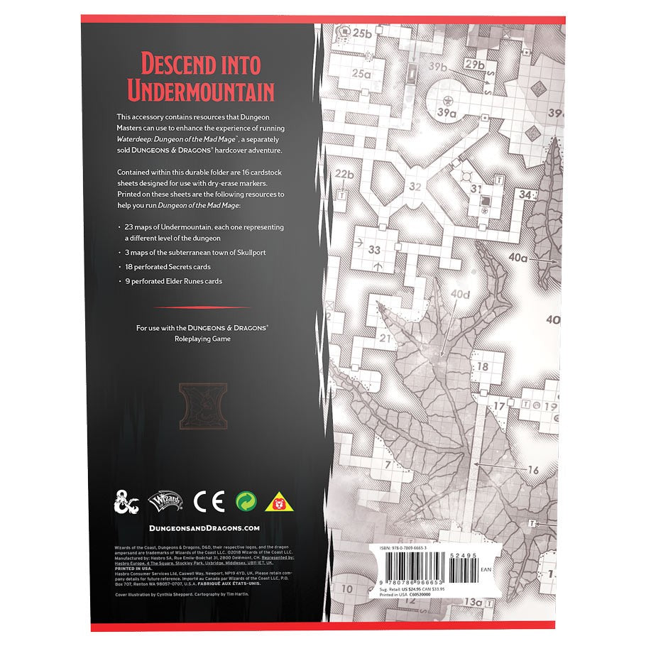 Dungeons & Dragons: Map Dungeon of the Mad Mage