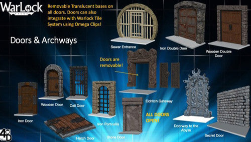 WarLock Tiles: Doors & Archways