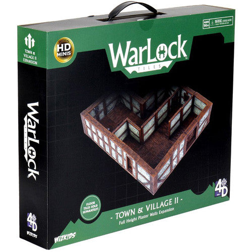 WarLock Tiles: Town & Village II - Full Height Plaster Walls Expansion