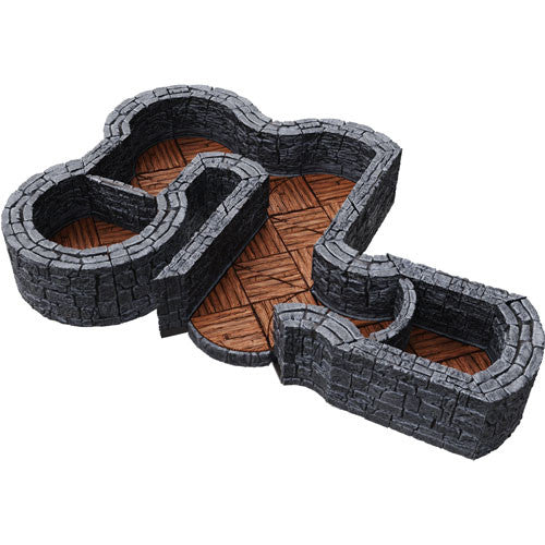 WarLock Tiles: Dungeon Expansion - 1in Angles & Curves