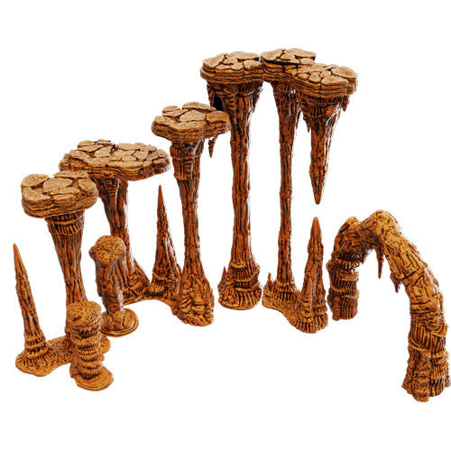 WarLock Tiles: Accessory - Stalactites and Stalagmites