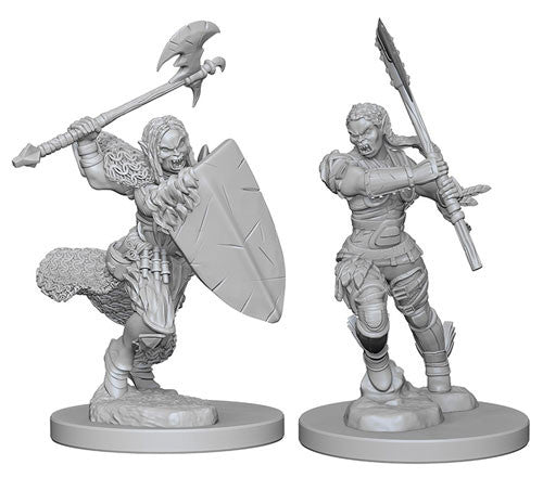 Mini Pathfinder Deep Cuts: Half-Orc Barbarian Female