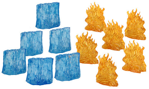 Mini Dungeons & Dragons: Spell Effects - Wall of Fire & Wall of Ice