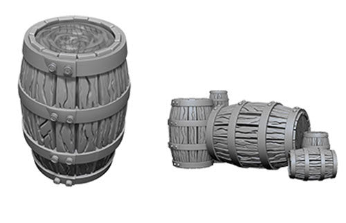 Mini Wizkids: Barrel & Pile of Barrels