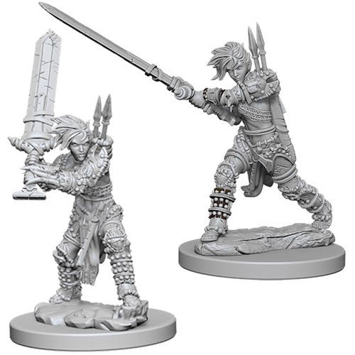 Mini Pathfinder Deep Cuts: Human Barbarian Female