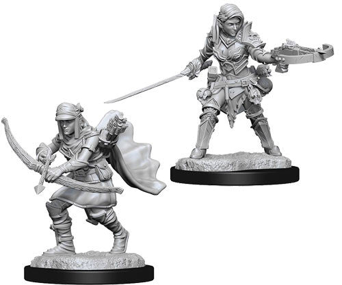 Mini Pathfinder Deep Cuts: Half-Elf Ranger Female