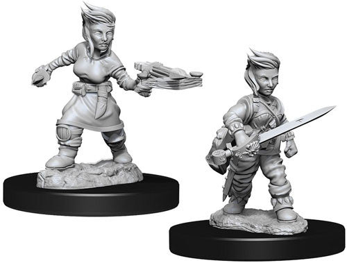 Mini Pathfinder Deep Cuts: Halfling Rogue Female