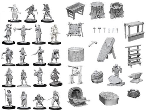 Mini Pathfinder Deep Cuts: Townspeople & Accessories