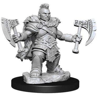 Mini Dungeons & Dragons Frameworks: Dwarf Barbarian Female 