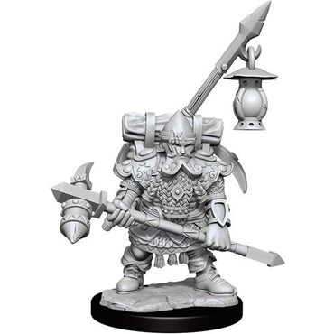Mini Dungeons & Dragons Frameworks: Dwarf Fighter Male 