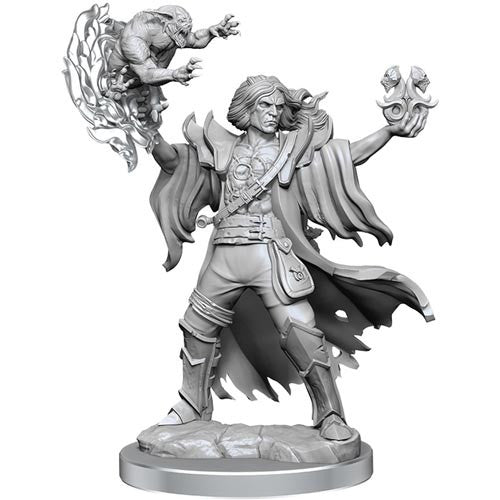 Mini Dungeons & Dragons Frameworks: Human Warlock Male 