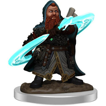 Mini Pathfinder Premium: Dwarf Sorcerer Male
