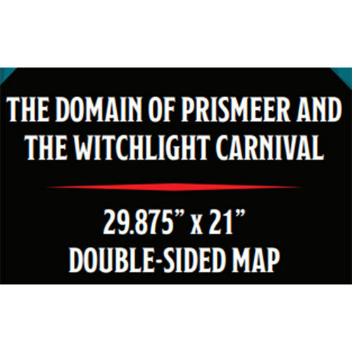 Dungeons & Dragons Map: The Domain of Prismeer and The Witchlight Carnival Wall Map