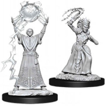Mini Dungeons & Dragons - Nolzurs Marvelous: Drow Mage and Priestess