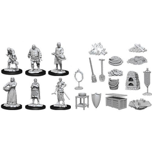 Mini Wizkids: Townspeople Castle - Kingdom Retainers