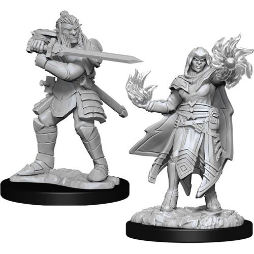 Mini Dungeons & Dragons - Nolzurs Marvelous: Hobgoblin Fighter Male & Hobgoblin Wizard Female