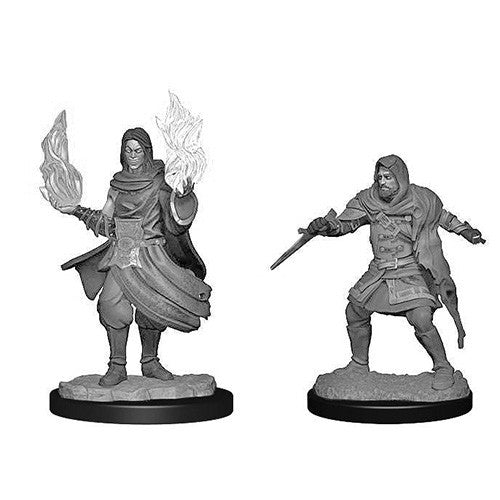 Mini Critical Role: Hollow One Rogue and Sorceror Male