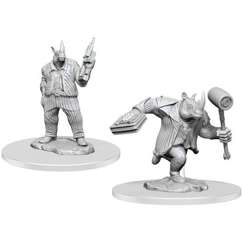 Mini Magic the Gathering: Freelance Muscle and Rhox Pummeler