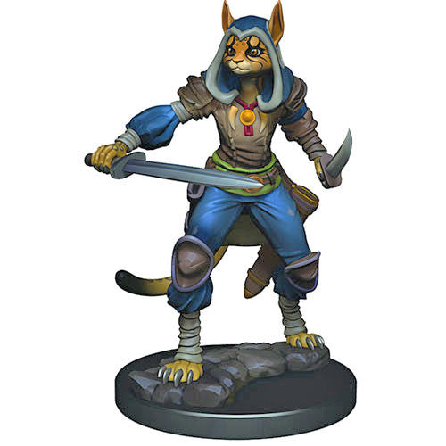 Mini Dungeons & Dragons Icons of the Realms: Premium - Tabaxi Rogue Female