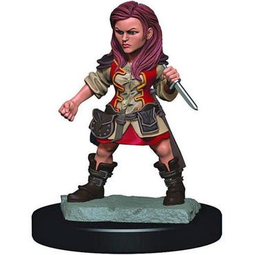Mini Dungeons & Dragons Icons of the Realms: Premium - Halfling Rogue Female