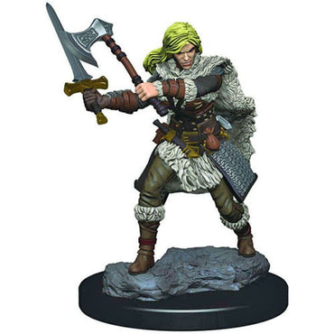 Mini Dungeons & Dragons Icons of the Realms: Premium - Human Barbarian Female