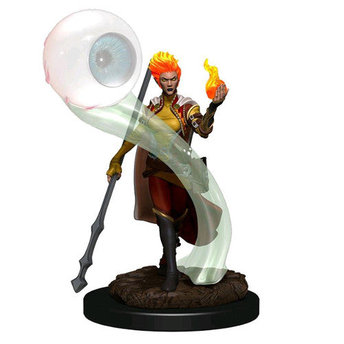 Mini Dungeons & Dragons Icons of the Realms: Premium - Fire Genasi Wizard Female