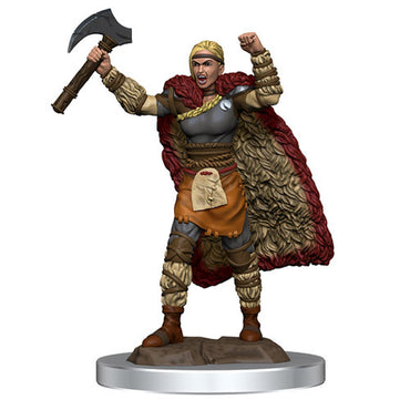 Mini Dungeons & Dragons Icons of the Realms: Premium - Female Human Barbarian
