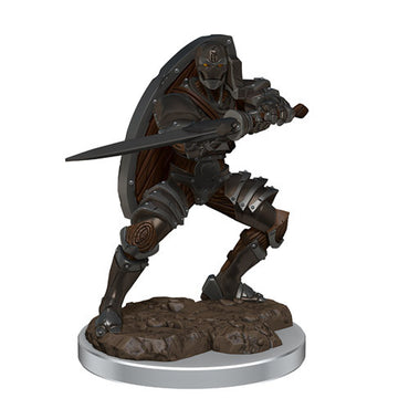 Mini Dungeons & Dragons Icons of the Realms: Premium - Male Warforged Fighter