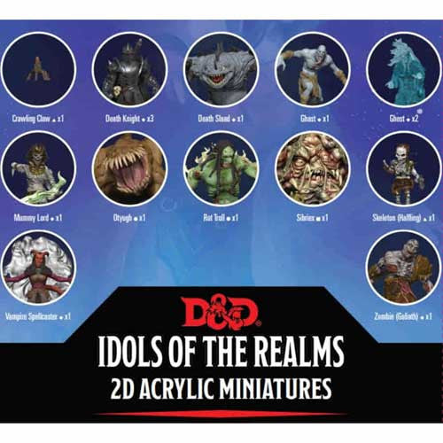 Mini Dungeons & Dragons 2D - Idols of the Realms: Set 1