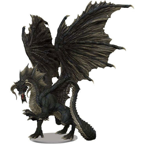 Mini Dungeons & Dragons Icons of the Realms Premium: Dragon Adult Black