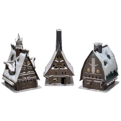 Mini Dungeons & Dragons Icons of the Realm Terrain: Icewind Dale: Rime of the Frostmaiden: Ten Towns Papercraft Set