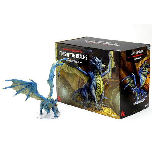 Mini Dungeons & Dragons Icons of the Realms Premium: Dragon Adult Blue