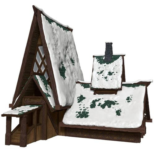 Mini Dungeons & Dragons Icons of the Realm Terrain: Icewind Dale: Rime of Frostmaiden: Lodge Papercraft Set